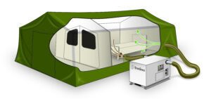 Portable Military Shelters and SteriSpace